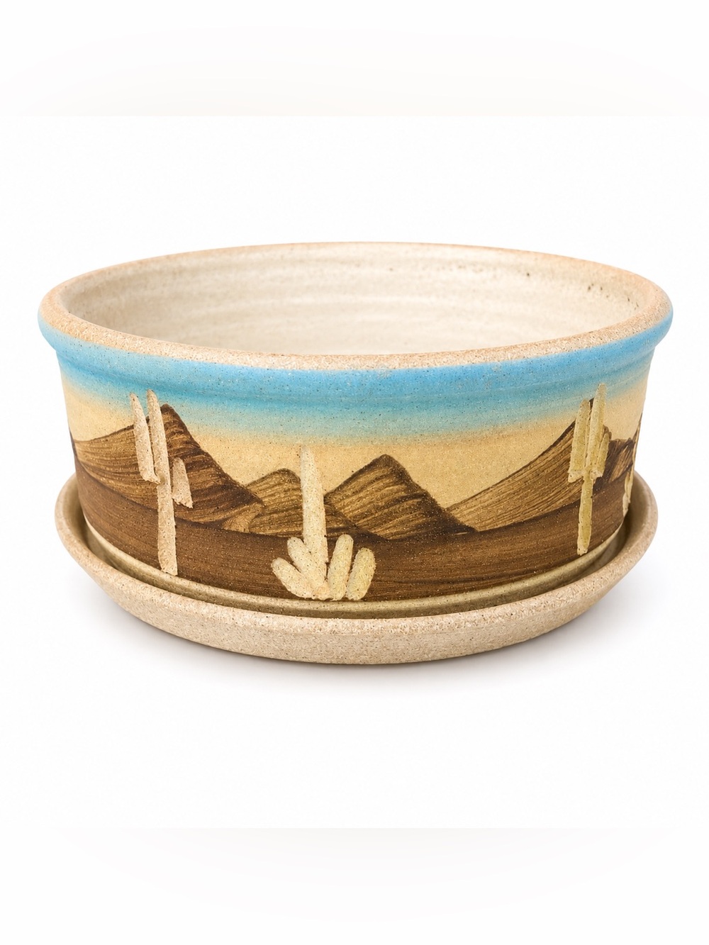 𝑽𝒊𝒏𝒕𝒂𝒈𝒆 Gordon Pottery Southwestern Landscape Planter